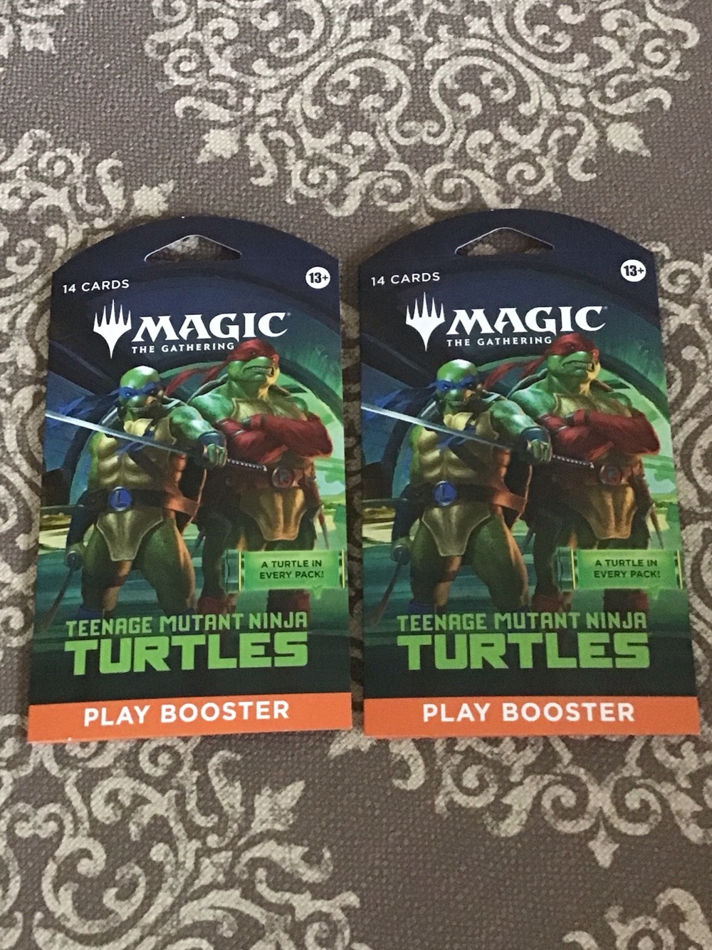 Teenage Mutant Ninja Turtles Magic The Gathering Play Booster 2 packs